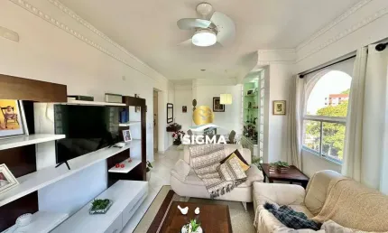 Apartamento com 2 suítes à venda, 70 m² por r$ 450.000 - jardim astúrias - guarujá/sp.