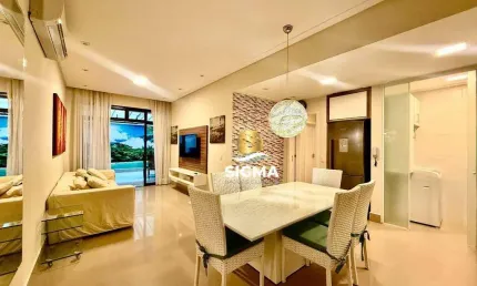 Apartamento com 2 dormitórios à venda, 100 m² por r$ 1.150.000,00 - enseada - guarujá/sp