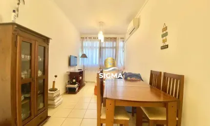 Apartamento com 1 quarto à venda, 45 m² por r$ 330.000 - jardim astúrias - guarujá/sp.