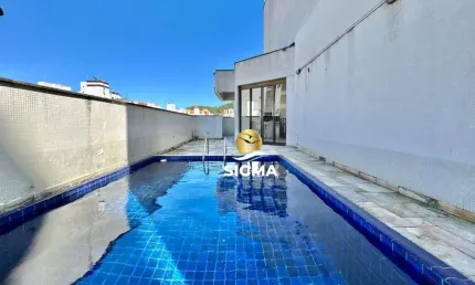 Cobertura com 4 dormitórios sendo 2 suítes  à venda, 180 m² por R$ 1.500.000 - Pitangueiras - Guarujá/SP