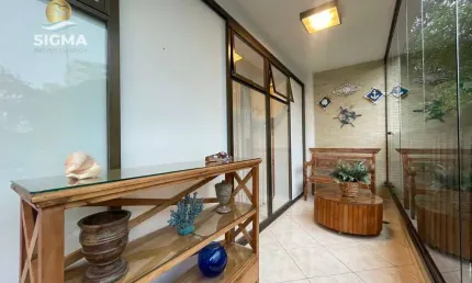 Apartamento com 4 dormitórios sendo 2 suítes  - 2 vagas - pitangueiras - guarujá/sp.