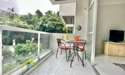 Apartamento com 3 dormitórios, 115 m² - venda por r$ 690.000,00 ou aluguel por r$ 6.854,06/mês - pitangueiras - guarujá/sp