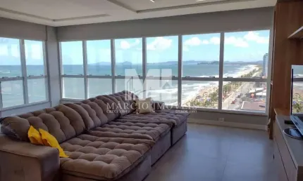 Apartamento frente para o mar 4 suítes com vista para o mar