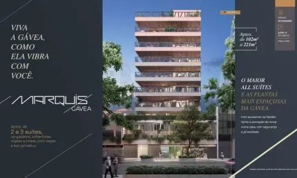 Apartamento alto padrão em gávea, rio de janeiro/rj