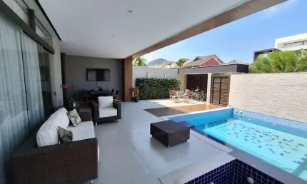 Casa de luxo mobiliada no bothanica nature – 5 suítes, piscina e sustentabilidade no recreio