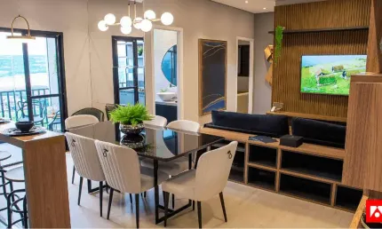 Apartamento à venda no Residencial Lazuli em Santa Bárbara d'Oeste com 2 quartos (1 suíte) e 2 vagas de garagem