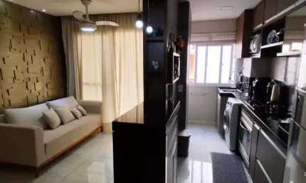 Apartamento planejado à venda no residencial liberty garden, em santa bárbara d'oeste com 2 quartos, sendo 1 suíte e 1 vaga de garagem