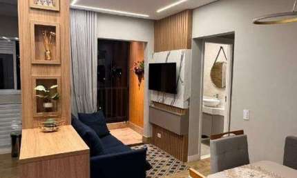 Apartamento à venda no Condomínio Madrepérola em Santa Bárbara d'Oeste com 2 quartos (1 suíte) e 1 vaga de garagem