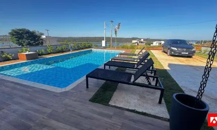 Casa à venda no condomínio riviera de santa cristina ii em itaí com 4 suítes e 4 vagas de garagem