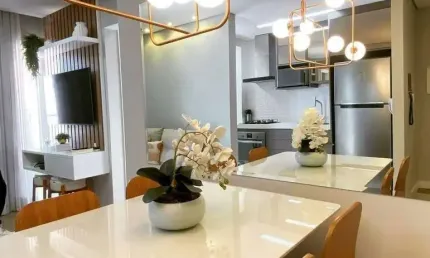Apartamento à venda no residencial la luna em santa bárbara d'oeste com 2 quartos e 2 vagas de garagem
