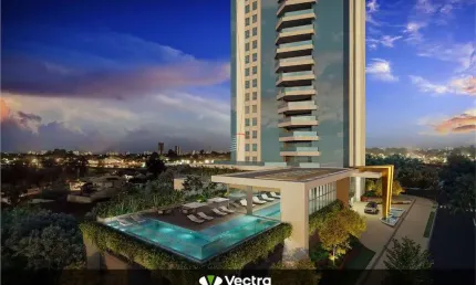 | Ed. Wave Lançamento | Apartamento à venda com 4 suítes e 4 vagas de garagem, Bela Suiça, Londrina