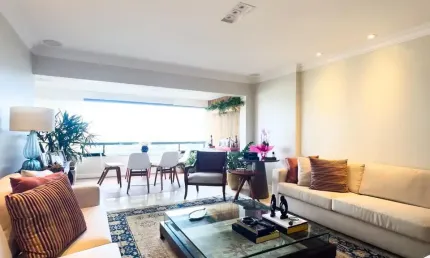 Apartamento alto padrão 4 suites, semi porteira fechada, sala ampla