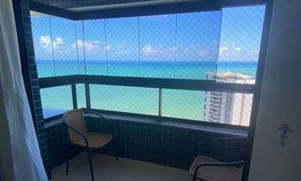Belíssima vista para o mar. Andar super alto, bem ventilado, mobiliado completo.