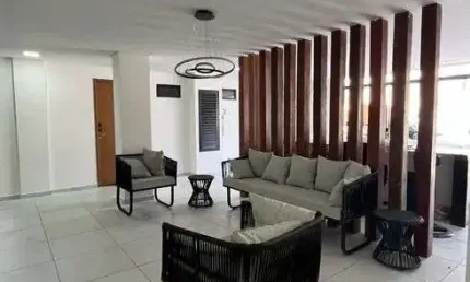 Apartamento pronto à 5 minutos do mar de porto de galinhas com área de lazer completa no rooftop.