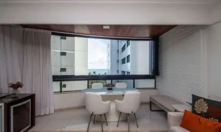 Mobiliado completo à 80m do mar. Localização privilegiada, 2• Jardim de Boa Viagem.