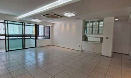 Apartamento em Boa Viagem | com 128m² | 3 quartos (suíte)  - vista mar | 2 vagas - Recife - PE