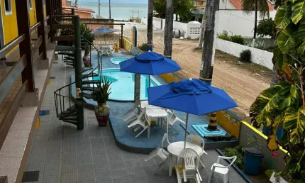 Pousada INTEIRA mobiliada | 12 apartamentos | beira mar de ITAMARACÁ | piscina | boa rentabilidade.