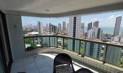 Apartamento em Boa Viagem | 173m² | 4 quartos - 3 suítes | varanda | vista mar | lazer completo