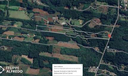 Terreno comercial à venda na Estrada Campo Bom, 2035, Zona Rural, Dois Irmãos