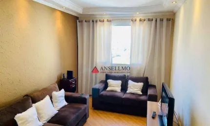 Apartamento à venda, 72 m² por r$ 395.000,00 - jardim do mar - são bernardo do campo/sp