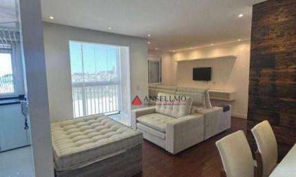 Apartamento com 2 dormitórios, 71 m² - venda por R$ 650.000,00 ou aluguel por R$ 4.897,38/mês - Centro - São Bernardo do Campo/SP