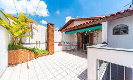 Sobrado com 2 dormitórios, 122 m² - venda por R$ 640.000,00 ou aluguel por R$ 4.233,00/mês - Jardim Cambuí - Santo André/SP