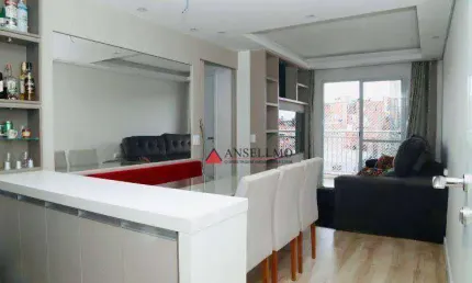 Apartamento com 2 dormitórios à venda, 56 m² por R$ 410.000,00 - Vila Campestre - São Bernardo do Campo/SP