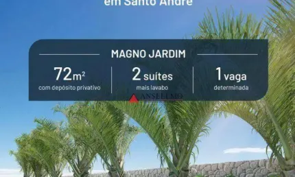 Apartamento com 2 dormitórios à venda, 72 m² por R$ 800.000,00 - Jardim - Santo André/SP