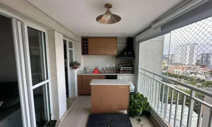 Apartamento maravilhoso com 3 dormitórios à venda, 95 m² por R$ 1.010.000 - Jardim Chácara Inglesa - São Bernardo do Campo/SP