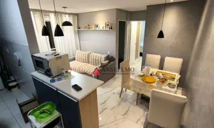 Apartamento com 2 dormitórios à venda, 56 m² por r$ 450.000,00 - planalto - são bernardo do campo/sp