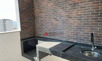 Apartamento com 2 dormitórios à venda, 55 m² por r$ 532.000,00 - jardim - santo andré/sp