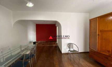 Apartamento MOBILIADO com 2 dormitórios para alugar, 90 m² por R$ 3.315/mês - Vila Lusitânia - São Bernardo do Campo/SP