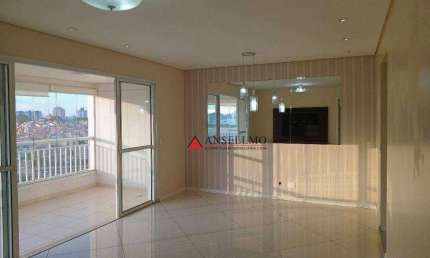 Apartamento com 3 dormitórios para alugar, 107 m² por R$ 6.324,00/mês - Centro - São Bernardo do Campo/SP