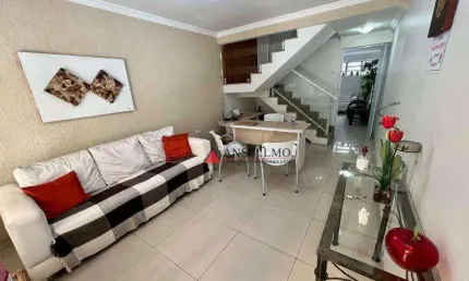 Sobrado com 2 dormitórios para alugar, 98 m² por R$ 3.686,00/mês - Jardim do Mar - São Bernardo do Campo/SP