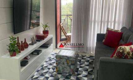 Apartamento com 3 dormitórios à venda, 69 m² por R$ 530.000,00 - Vila Euclides - São Bernardo do Campo/SP
