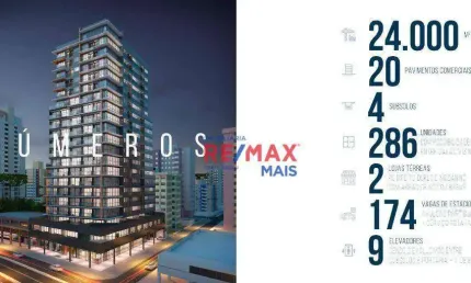 Sala à venda por R$ 650.100,00 - Água Verde - Curitiba/PR