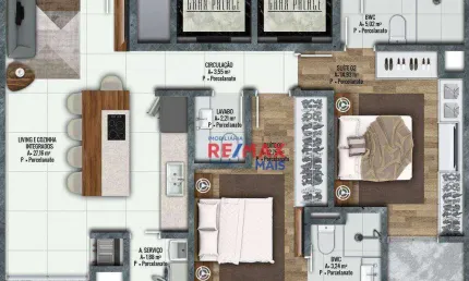 Apartamento à venda na Rua Wilson Belber, 88, Centro, Porto Belo