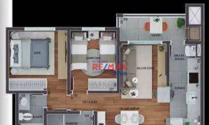 Apartamento com 2 quartos à venda na Rua Nicolau Salomão, 430, Tingui, Curitiba