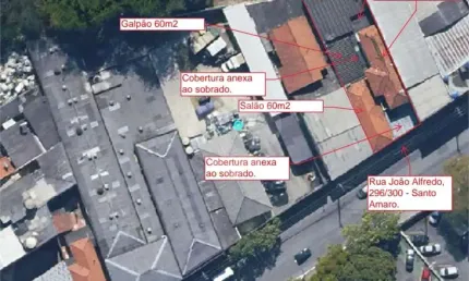 Terreno à venda na Rua João Alfredo, Santo Amaro, São Paulo