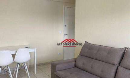 Apartamento com 1 dormitório para alugar, 48 m² por R$ 3.435,00/mês - Jardim São Dimas - São José dos Campos/SP