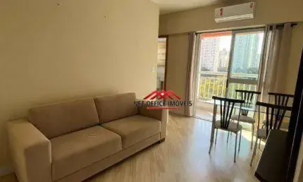 Apartamento com 1 dormitório para alugar, 48 m² por R$ 3.250,00/mês - Vila Adyana - São José dos Campos/SP