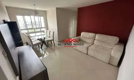 Apartamento com 3 dormitórios para alugar, 75 m² por R$ 3.975,00/mês - Jardim das Colinas - São José dos Campos/SP