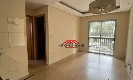 Apartamento com 1 dormitório para alugar, 48 m² por R$ 2.625,00/mês - Vila Adyana - São José dos Campos/SP