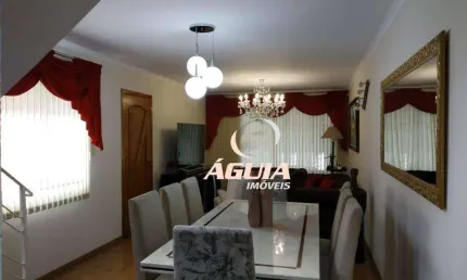 Sobrado com 3 dormitórios à venda, 189 m² por R$ 850.000,00 - Parque Jaçatuba - Santo André/SP