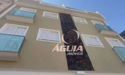 Cobertura com 2 dormitórios à venda, 50 m² por r$ 395.000,00 - jardim santo alberto - santo andré/sp