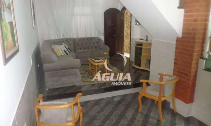 Sobrado com 3 dormitórios à venda, 170 m² por r$ 530.000,00 - jardim alzira franco - santo andré/sp