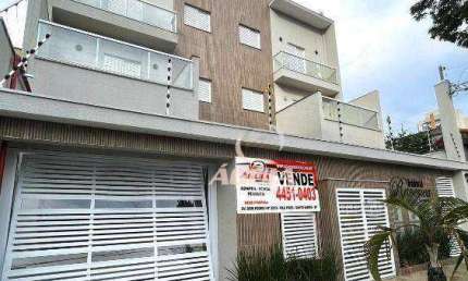 Cobertura Nova com 2 dormitórios à venda, 55 m² + 55 m² por R$690.000 - Santa Maria - Santo André/SP