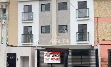 Cobertura com 2 dormitórios à venda, 35 m² + 35 m² por R$ 450.000 - Vila Pires - Santo André/SP