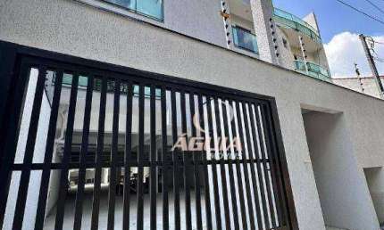 Cobertura com 2 dormitórios à venda, 50m²+ 50m²  por R$ 415.000 - Vila Humaitá - Santo André/SP