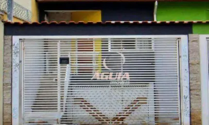 Casa assobradada com piscina à venda, 163m² por R$ 649.900- Parque Oratório - Santo André/SP